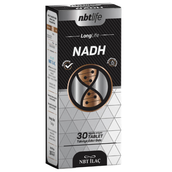 Nbt Life Longlife NADH Energy Support Supplement 30 Tablets