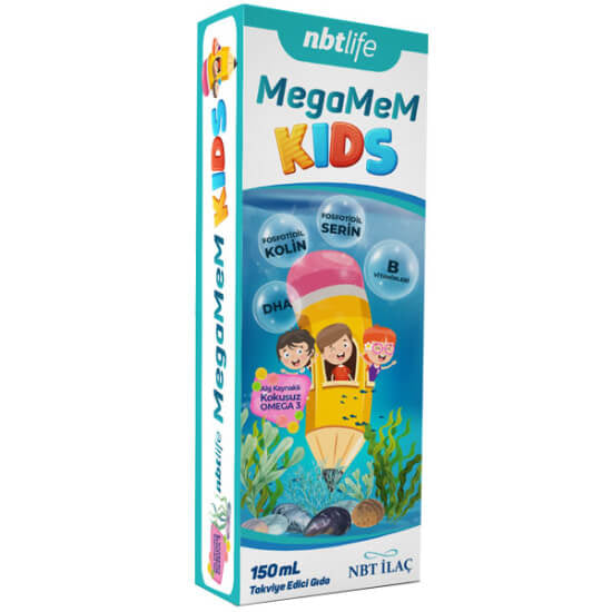NBT Life Megamem Kids Liquid Supplement for Children 150 ml