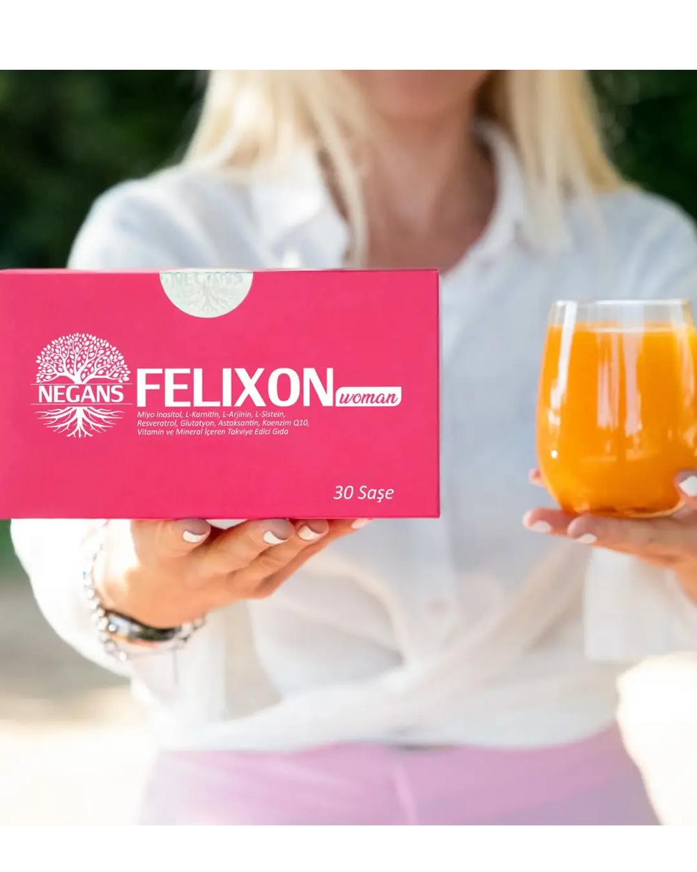 Negans Felixon Woman Multivitamin Supplement 30 Sachets