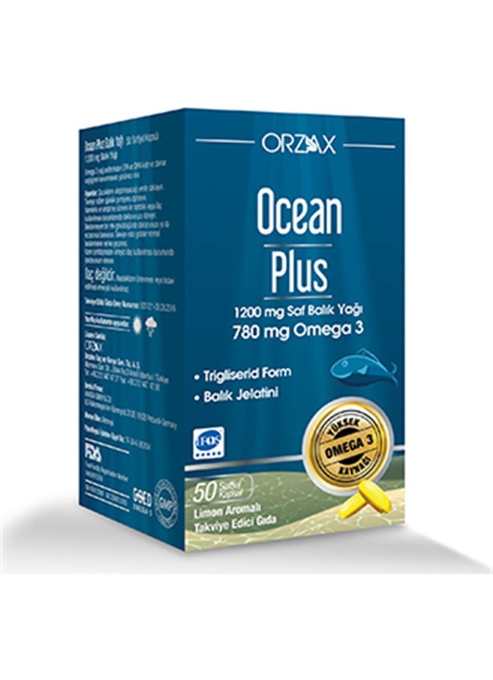 Ocean Plus Omega-3 Fish Oil Capsules - High-Dose EPA & DHA - Vitamin & Supplement