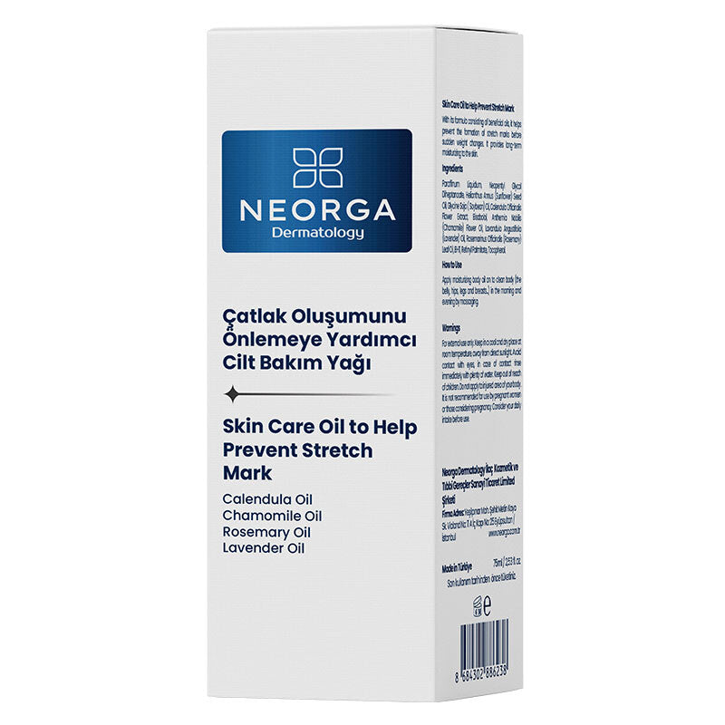 Neorga Stretch Mark Care Body Oil for Dry Skin 75 ml