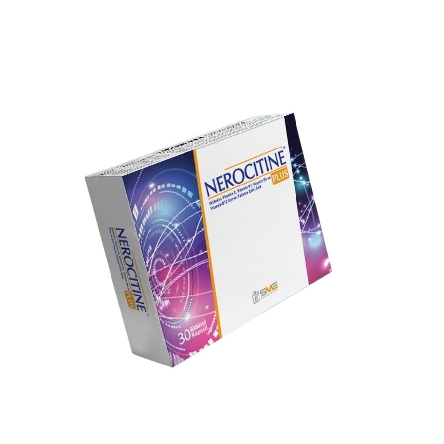 Sme Ilac Nerocitine Plus Citicoline and B-Vitamins 30 Capsules