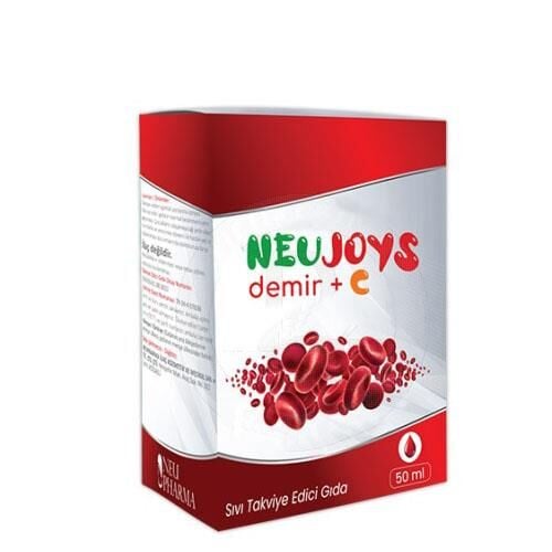 Neujoys Iron & Vitamin C Drops for Daily Support 50 ml