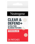 Neutrogena Clear & Defend Ultra Thin Blemish Patches - 24 Count