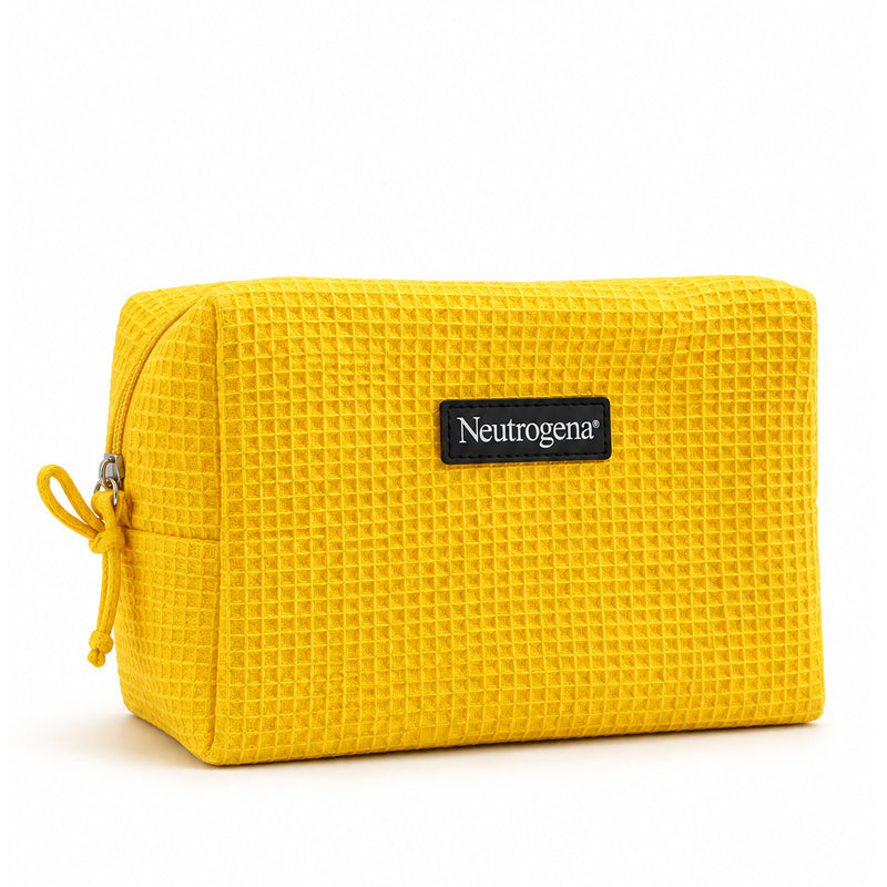 Neutrogena Yellow Makeup Bag Promotional Travel Pouch