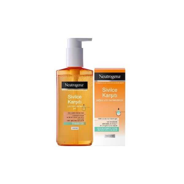 Neutrogena Blemish-Prone Skin Cleansing Gel &amp; Moisturizer Set