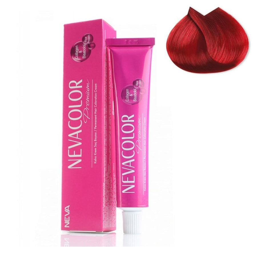 Nevacolor Tube Hair Color 0-66 Intense Fire Red 50ml