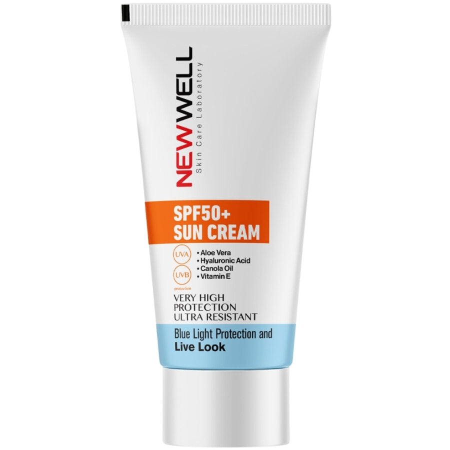 New Well SPF 50+ Sunscreen with Soothing Aloe Vera 50ml
