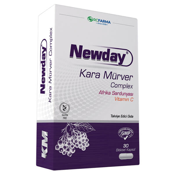 Rcfarma Newday Black Elderberry Complex for Daily Support 30 Caps