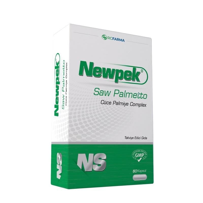Newday Newpek Saw Palmetto Complex Herbal Support 60 Capsules