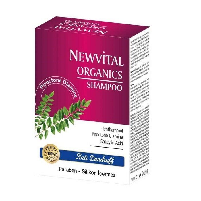 Newvital Organics Anti-Dandruff Shampoo for Scalp Care 300ml