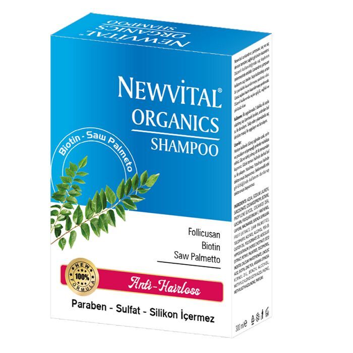 Newvital Organics Anti Hairloss Shampoo for Thinning Hair 300ml