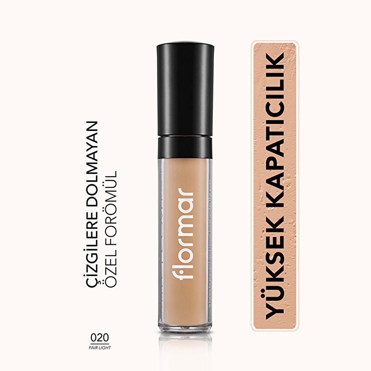 Flormar Perfect Coverage Liquid Concealer - Natural Finish, Lightweight, Skincare Benefits Flormar Perfect Coverage Concealer - Natural Finish liquid concealer, natural finish concealer, lightweight concealer, concealer with skincare benefits, Flormar Perfect Coverage, makeup with skincare, natural-looking coverage, anti-aging concealer, hazelnut oil benefits, rosehip extract benefits, cosmetic, beauty product, skincare makeup, daily makeup essentials