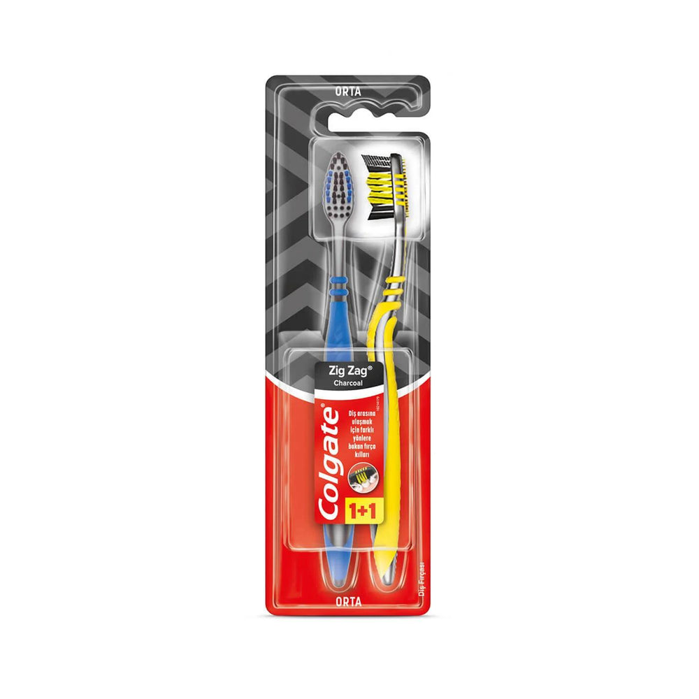 Colgate Zigzag Charcoal Toothbrush for Deep Cleaning 1-Pack