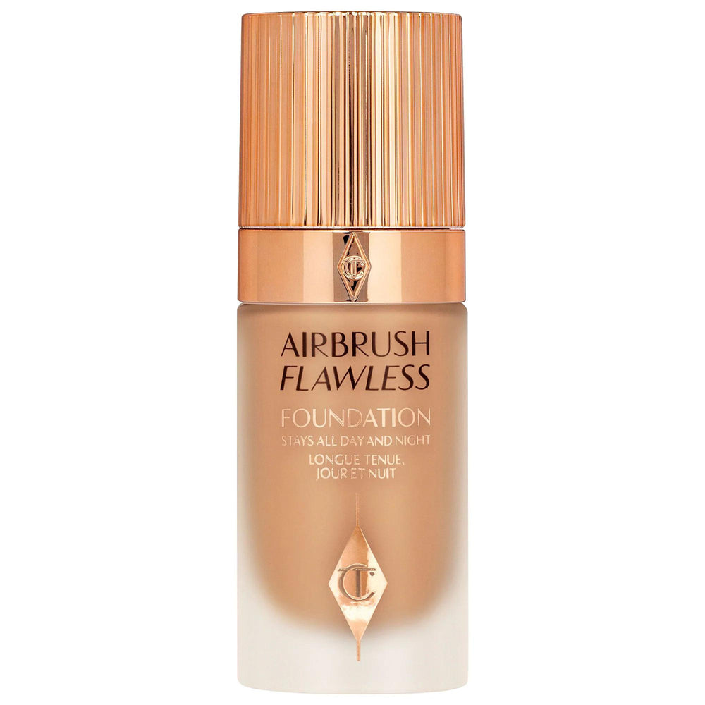 Charlotte Tilbury Airbrush Flawless Longwear Foundation: Full Coverage, Matte Finish, Wrinkle Reducing, Vegan & Cruelty-Free (Long-lasting, Poreless) Charlotte Tilbury Longwear Foundation - Full Coverage & Wrinkle Reduction Longwear Foundation, Full Coverage Foundation, Matte Foundation, Vegan Foundation, Cruelty-Free Foundation, Wrinkle Reducing Foundation, Hydrating Foundation, Charlotte Tilbury Foundation, Long-lasting makeup, Poreless Foundation, Foundation, Makeup, Face Makeup, Full Coverage, Matte Fin
