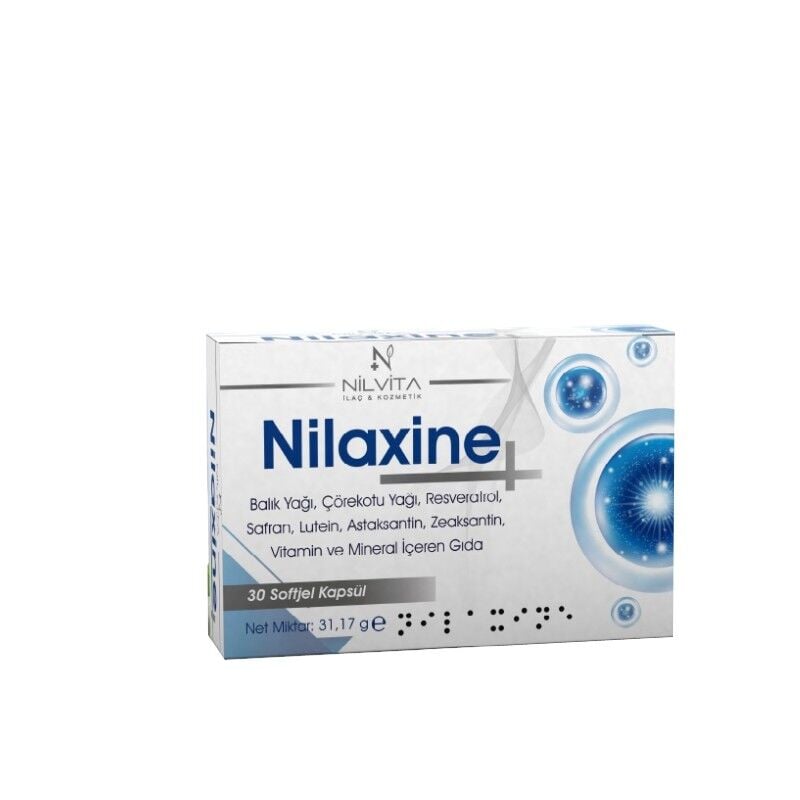 Nilvita Nilaxine Omega-3 & Lutein Eye Support 30 Softgels