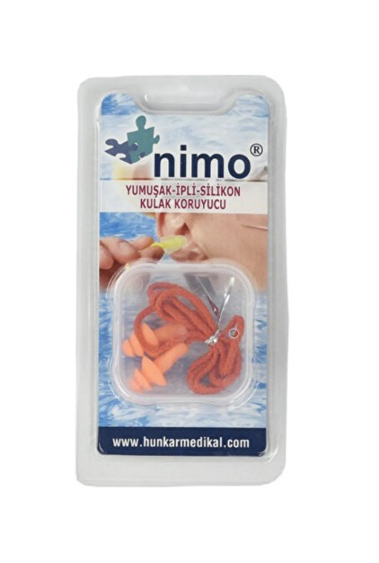 Nimo Soft Corded Earplugs for Noise Reduction 1 Pair