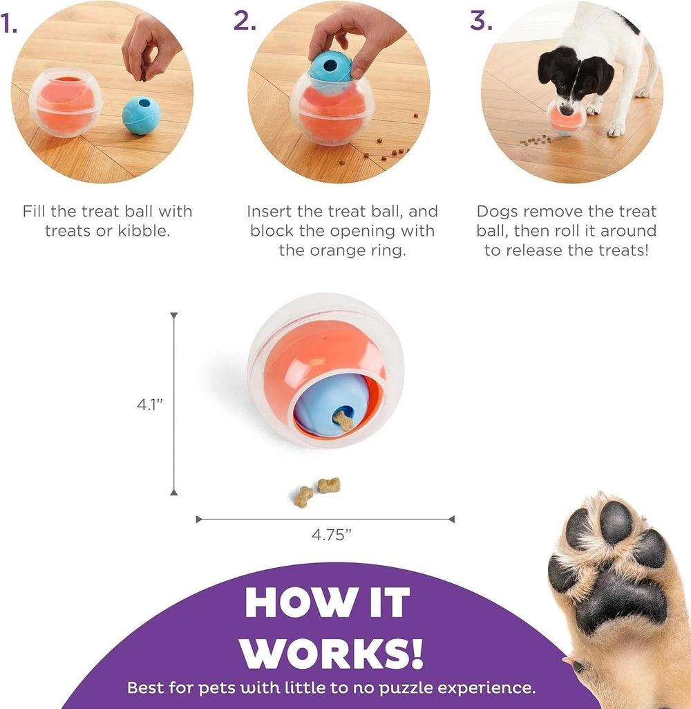 Petstages Nina Ottosson Dog Rumble Puzzle Interactive Dog Toy