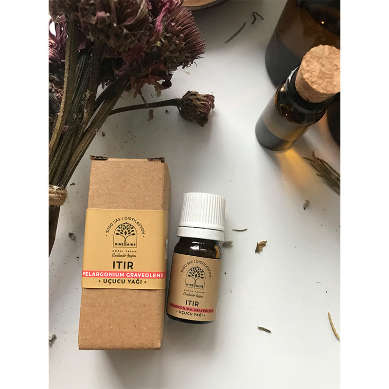 Nine Mine Geranium Essential Oil for Aromatherapy 5 ml