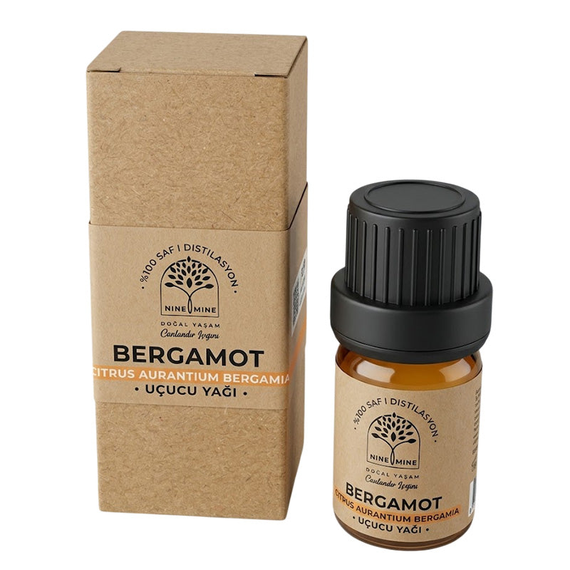 Nine Mine Pure Bergamot Essential Oil for Aromatherapy 5 ml