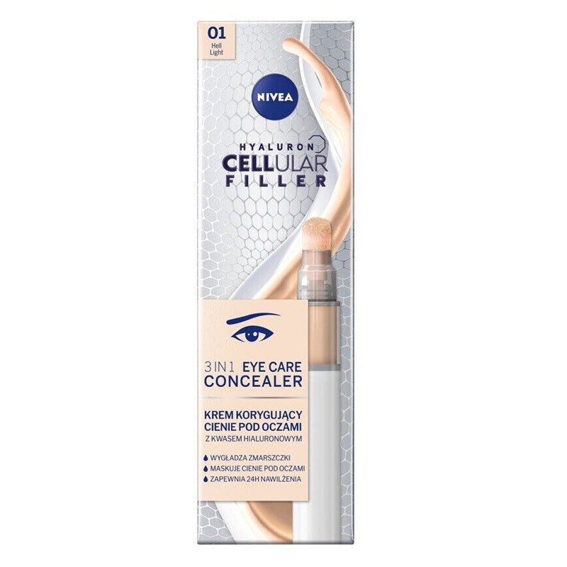 Nivea 3-in-1 Tinted Eye Cream with Hyaluronic Acid 4 ml