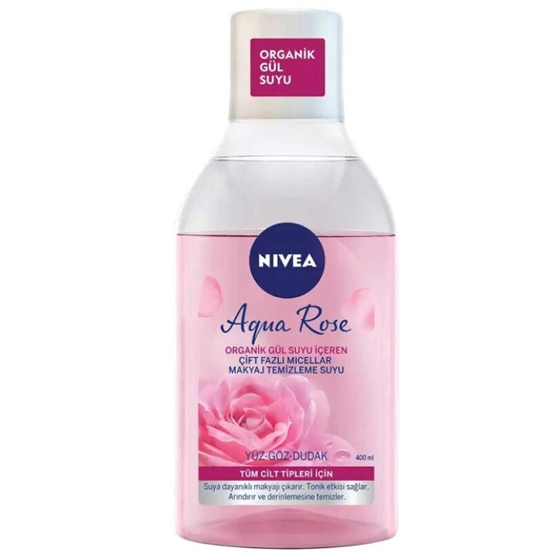 Nivea Aqua Rose Micellar Makeup Remover with Organic Rose Water 400ml