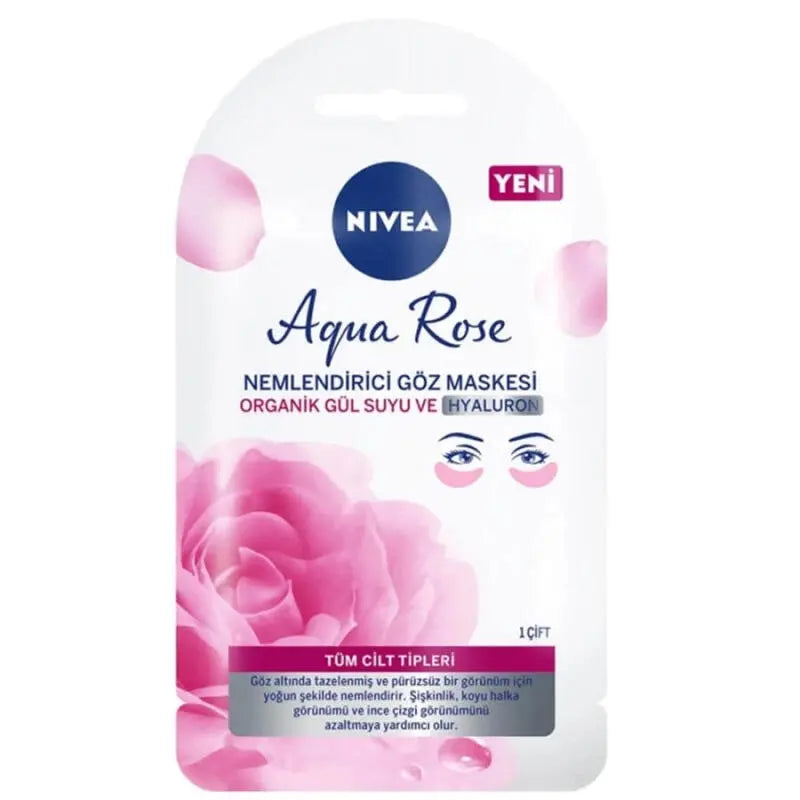 Nivea Aqua Rose Hydrating Eye Mask with Rose Water