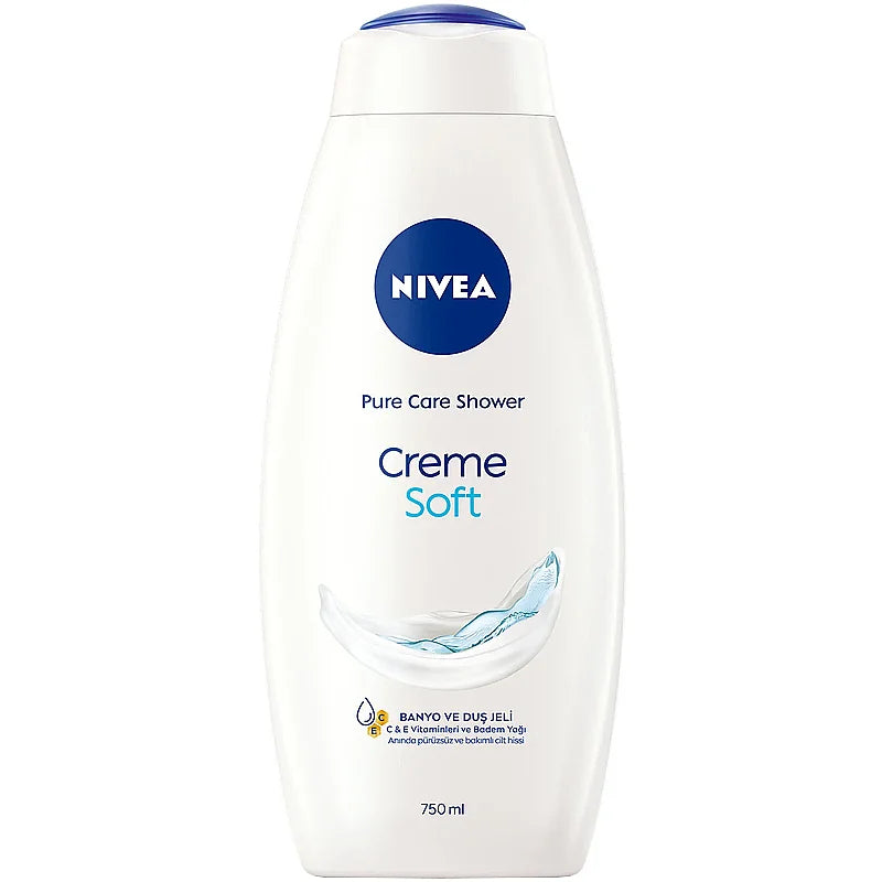Nivea Creme Soft Nourishing Shower Gel 750ml