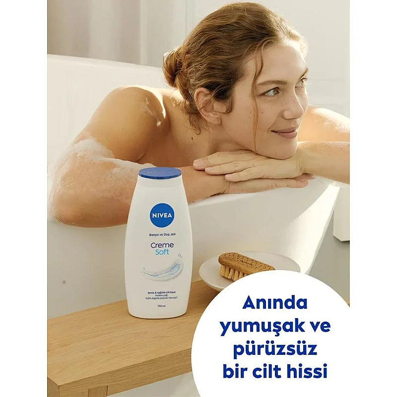 Nivea Creme Soft Nourishing Shower Gel 750ml