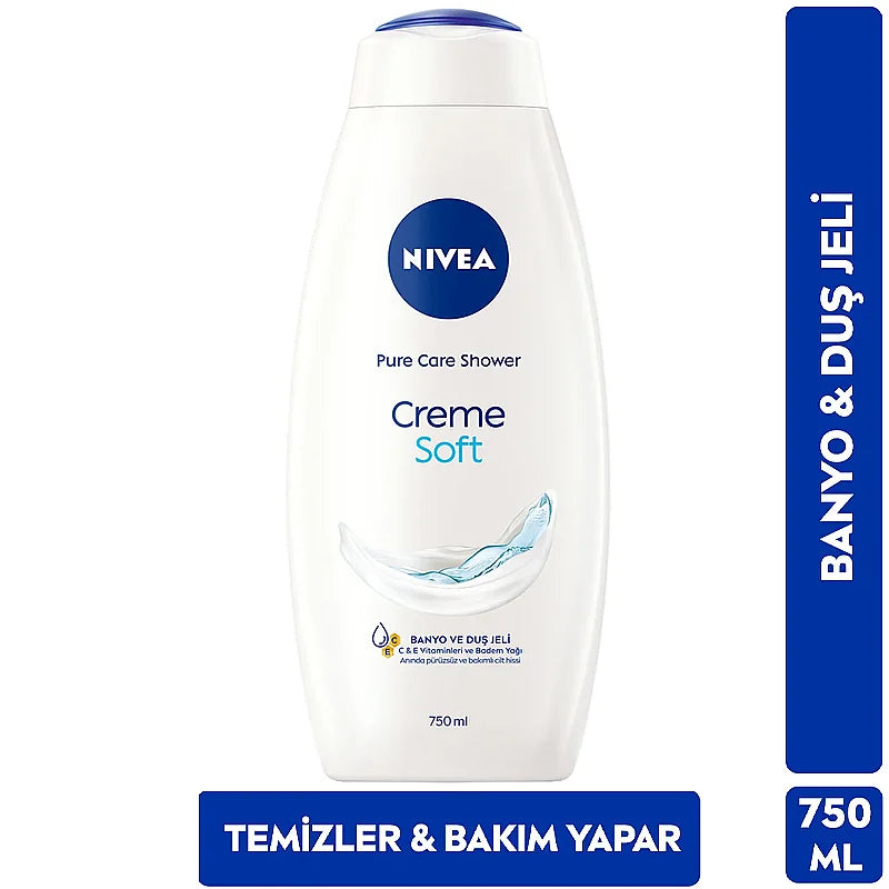 Nivea Creme Soft Nourishing Shower Gel 750ml