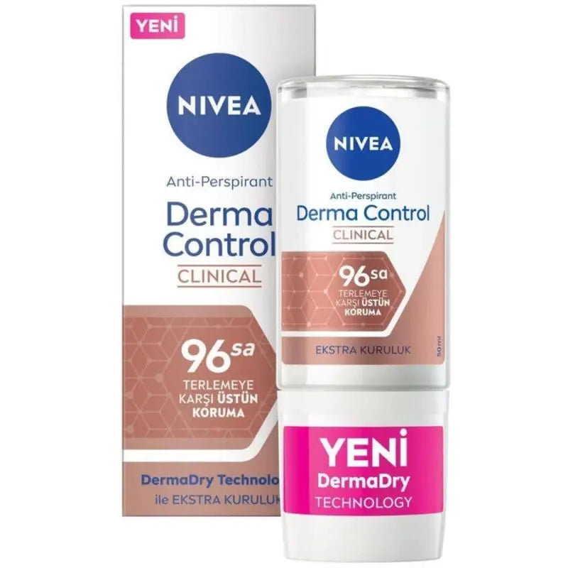 Nivea Derma Control Women Roll-On Deodorant for Freshness 50ml