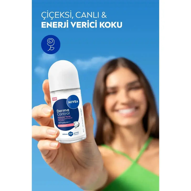 Nivea Derma Control Natural Roll-On Deodorant 50ml