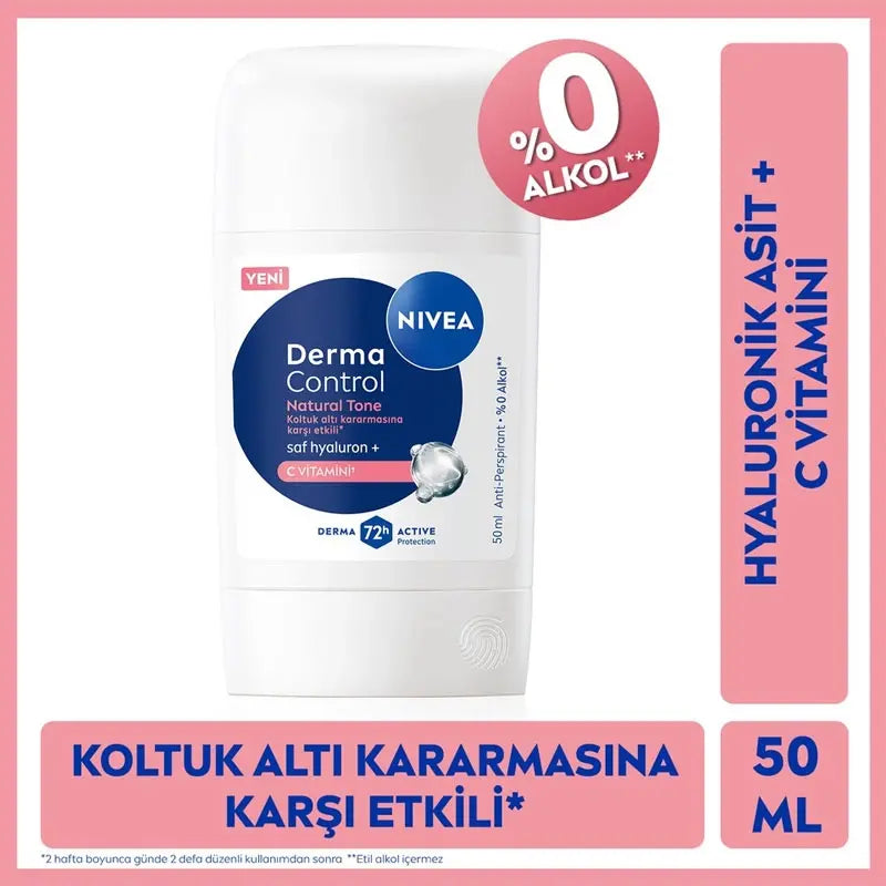 Nivea Derma Control Natural Stick Deodorant 50ml