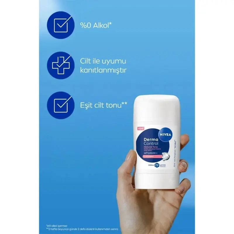 Nivea Derma Control Natural Stick Deodorant 50ml