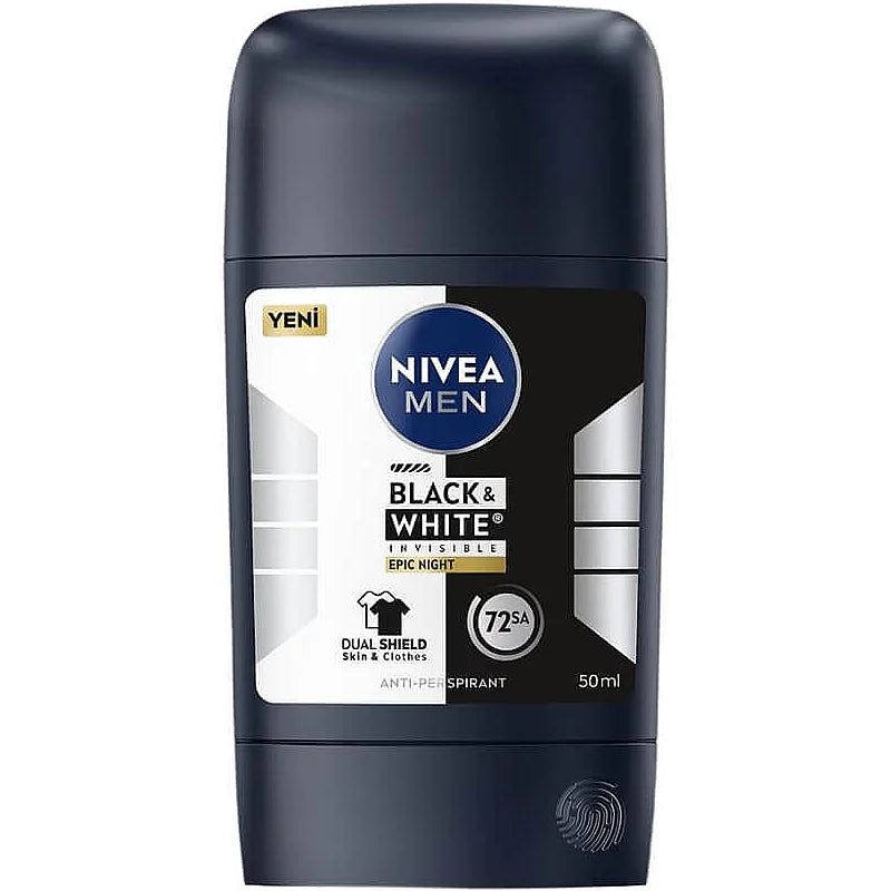 Nivea Men Black & White Epic Night Stick Deodorant 50ml