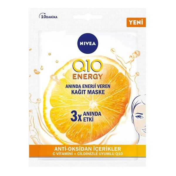 Nivea Q10 Energy Sheet Mask for Radiant Skin 1 Pc