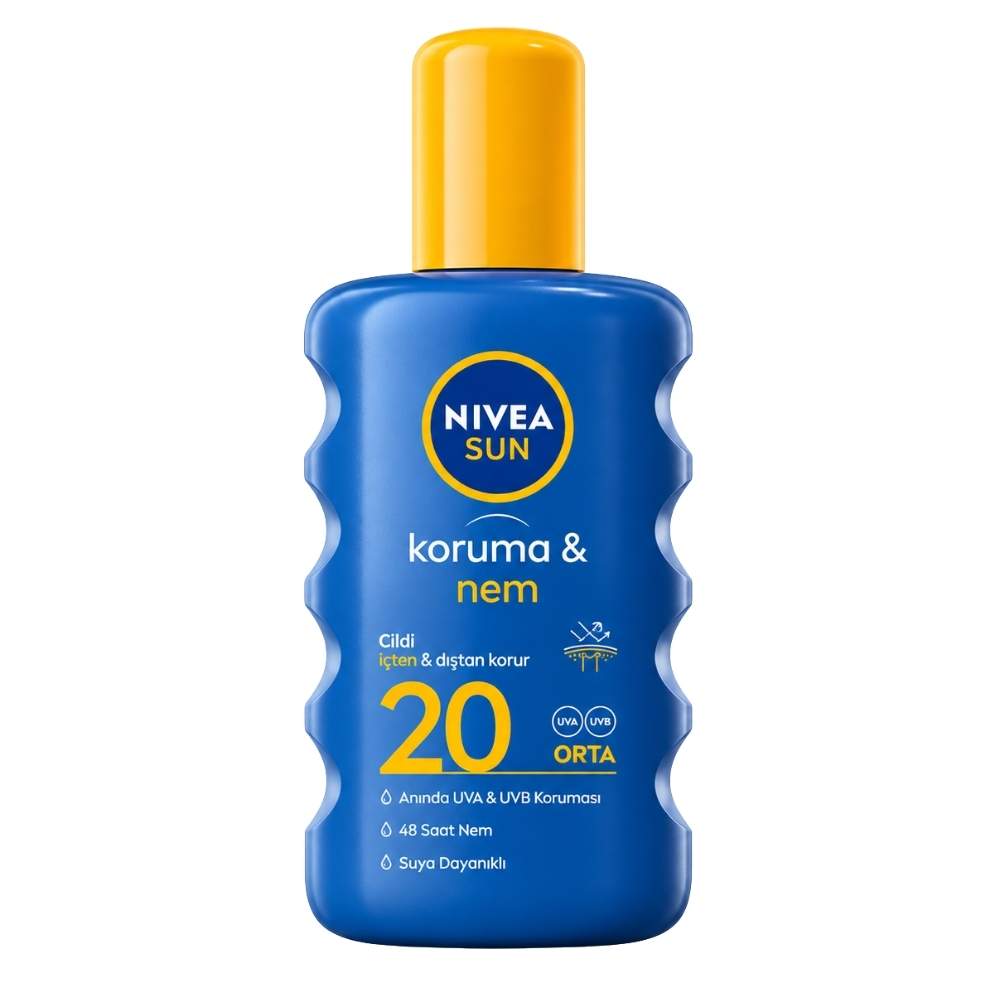Nivea Sun Protect & Moisture Sun Spray SPF 20 200 ml