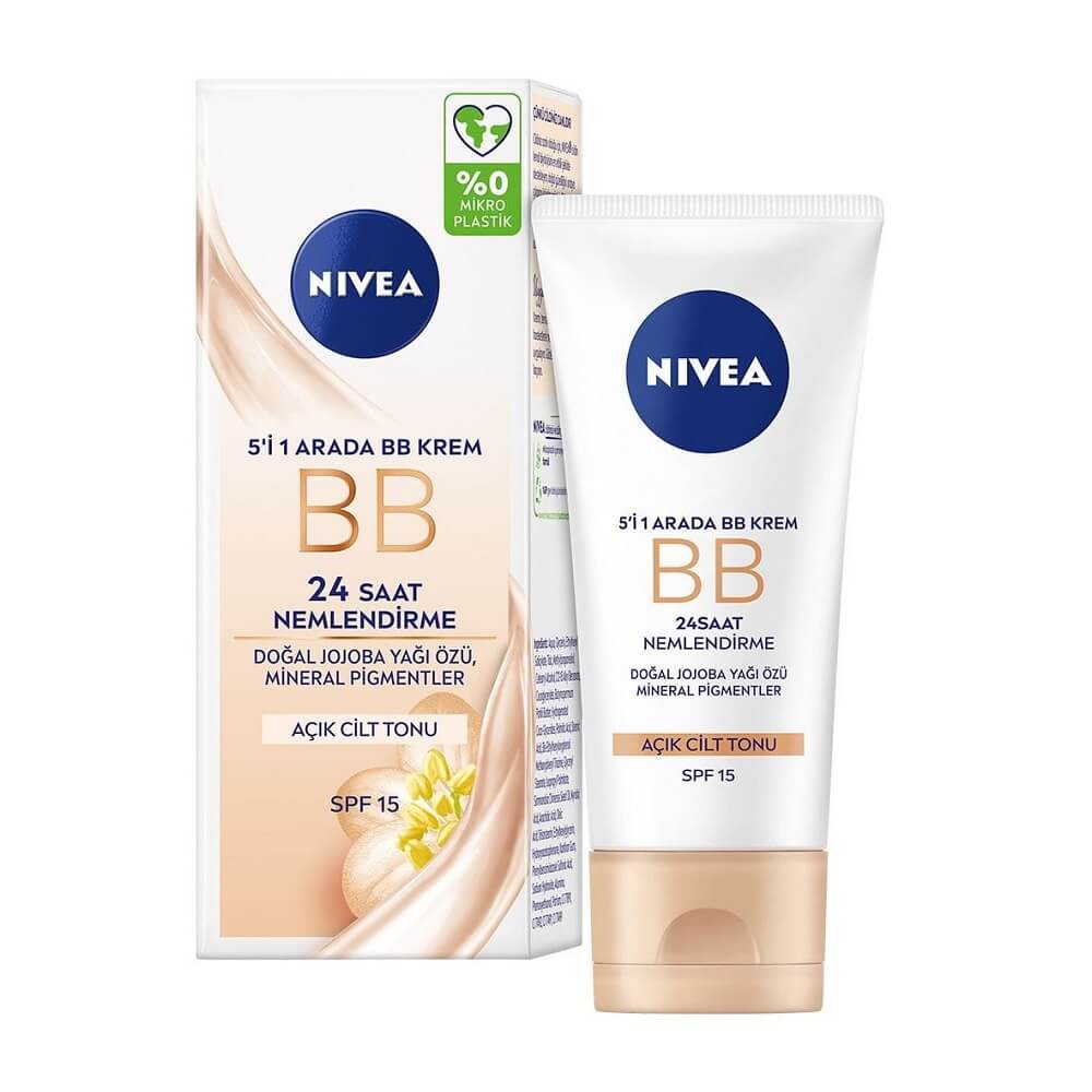 Nivea 5-in-1 BB Cream Light Skin Tone SPF15 50ml