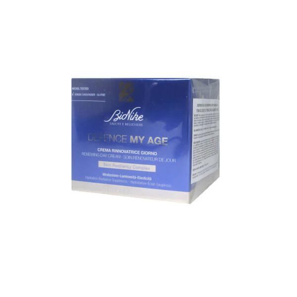 BioNike Defence My Age Renewing Day Cream for All Skin Types - Anti-Aging Moisturizing Cream, 1.69 fl oz - Face Cream