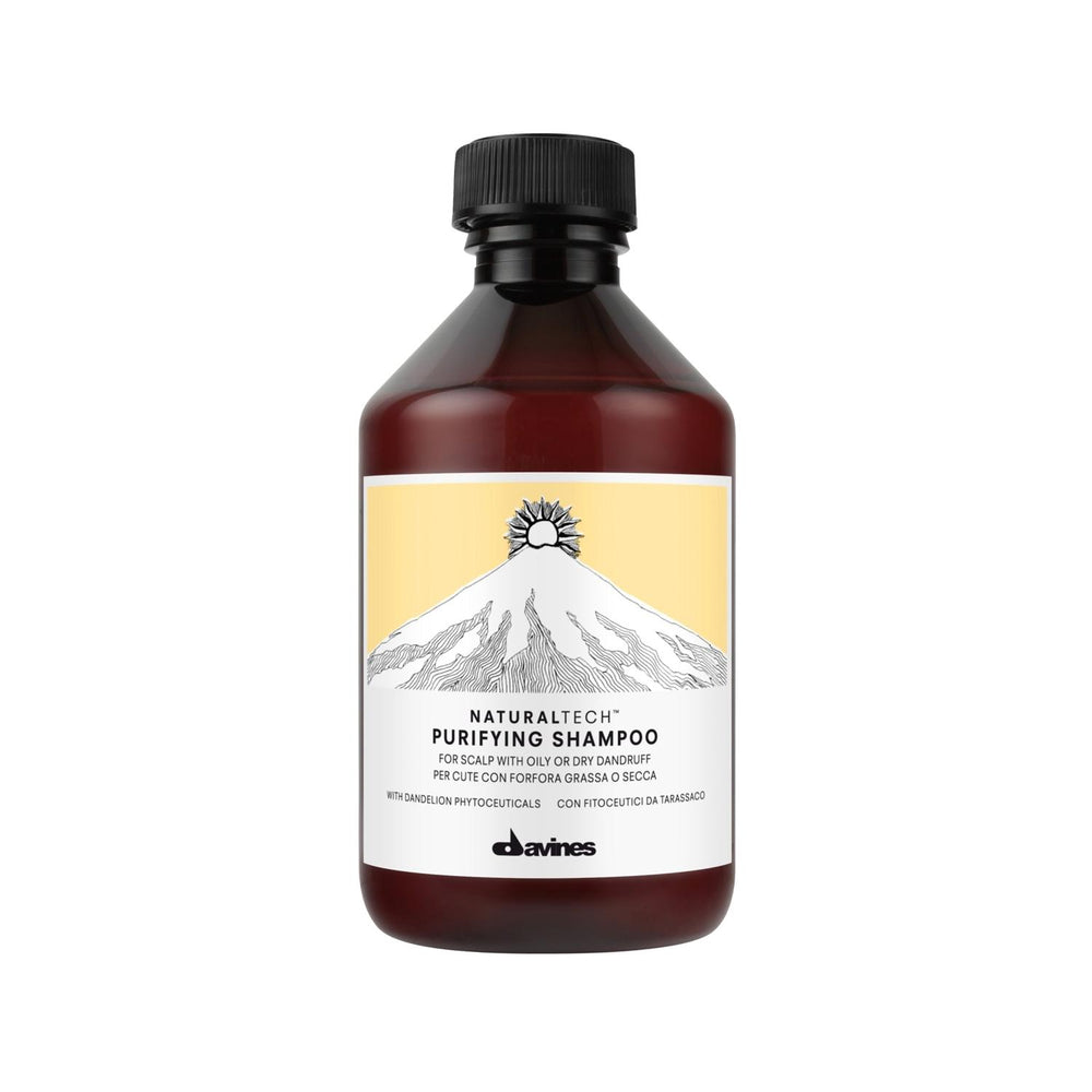 Davines Purifying Shampoo - Anti-Dandruff Hair Cleansing Solution for Healthier Scalp, 8.45 fl oz - Shampoo