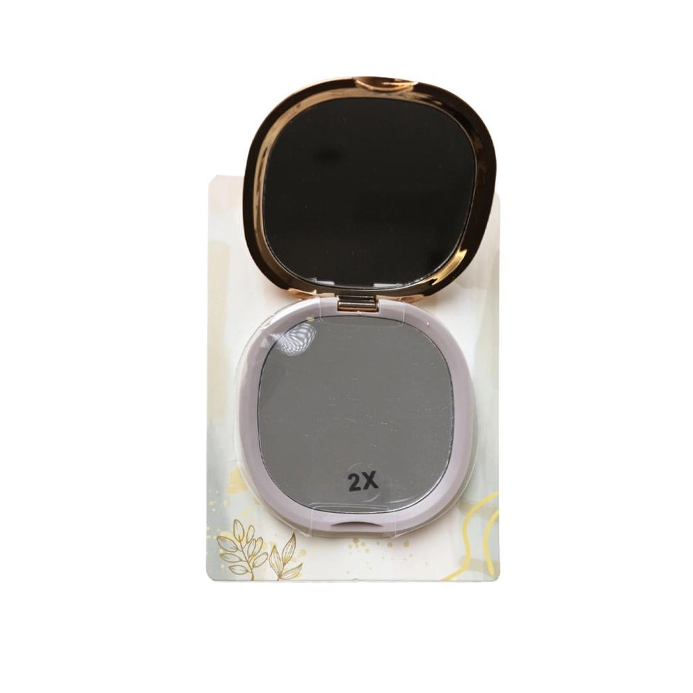 Nascita Portable Pocket Mirror in Grey 9 cm
