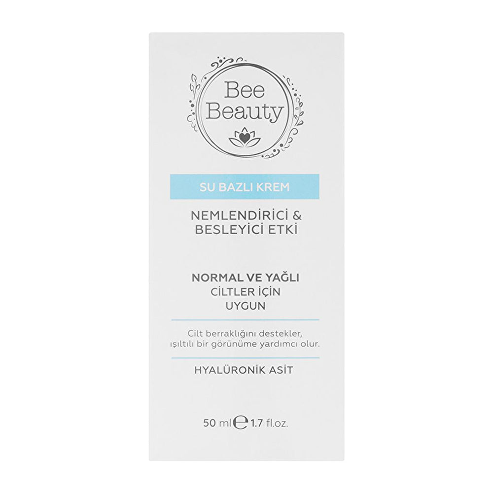 Bee Beauty Hyaluronic Acid Oil-Free Gel Cream: Intense Hydration, Radiant & Bright Skin, Strengthens Skin Barrier (1.69 fl oz) Bee Beauty Hyaluronic Acid Oil-Free Cream: Hydrate & Brighten Hyaluronic Acid Cream, Oil-Free Gel Cream, Moisturizing Gel, Hydrating Face Cream, Brightening Skin Cream, Hyaluronic acid moisturizer, Oil free face moisturizer, Facial cream vitamin e, Hyaluronic Acid, Oil-Free Formula, Panthenol, Peptide, Allantoin, Vitamin E, intense hydration, radiant skin, plump skin, fine lines, oi