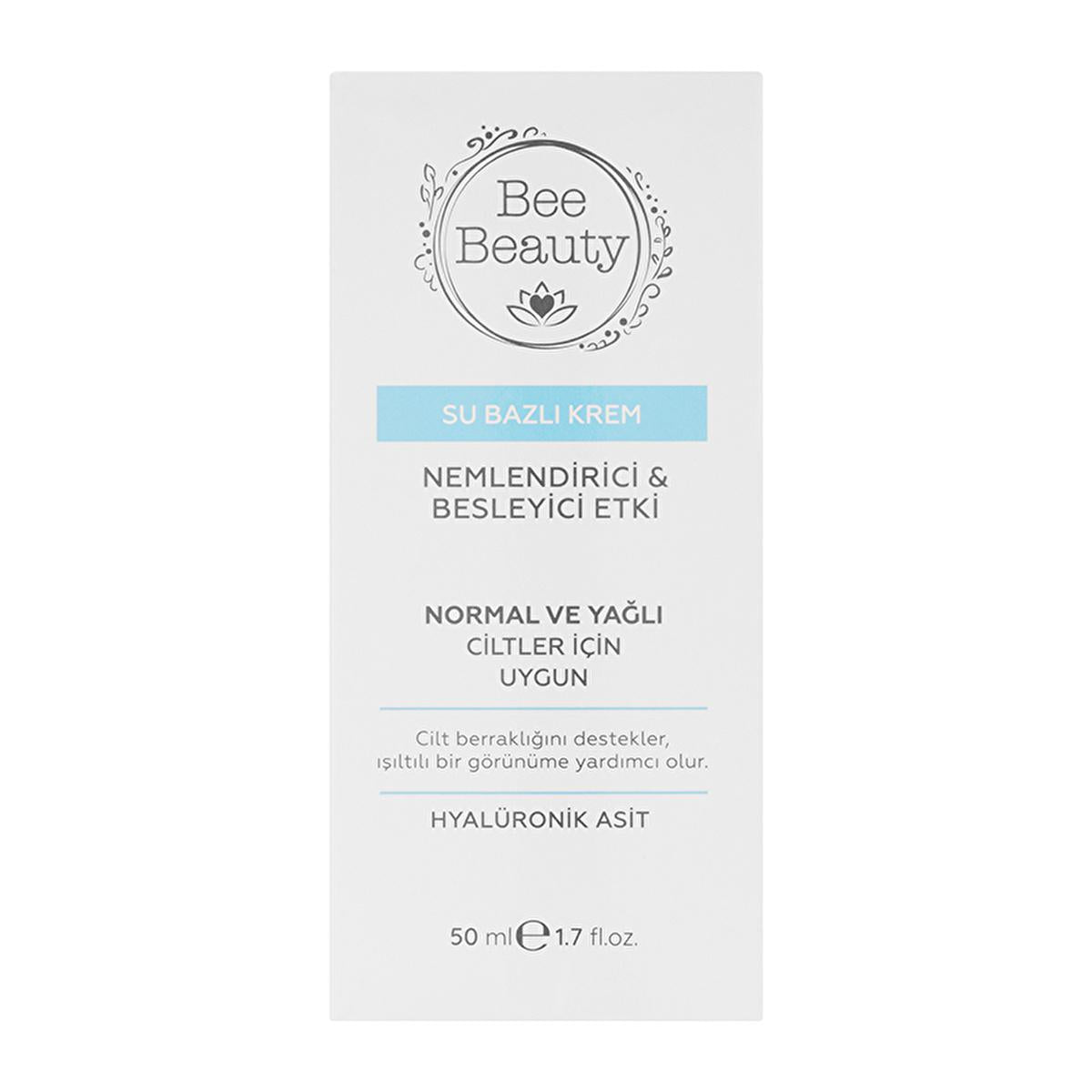 Bee Beauty Hyaluronic Acid Oil-Free Gel Cream: Intense Hydration, Radiant & Bright Skin, Strengthens Skin Barrier (1.69 fl oz) Bee Beauty Hyaluronic Acid Oil-Free Cream: Hydrate & Brighten Hyaluronic Acid Cream, Oil-Free Gel Cream, Moisturizing Gel, Hydrating Face Cream, Brightening Skin Cream, Hyaluronic acid moisturizer, Oil free face moisturizer, Facial cream vitamin e, Hyaluronic Acid, Oil-Free Formula, Panthenol, Peptide, Allantoin, Vitamin E, intense hydration, radiant skin, plump skin, fine lines, oi