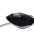 Lava Cast Iron Rectangular Grill Pan - 10.24 x 12.60 inches, Durable Enamel Coating, Versatile Cooking - view 2