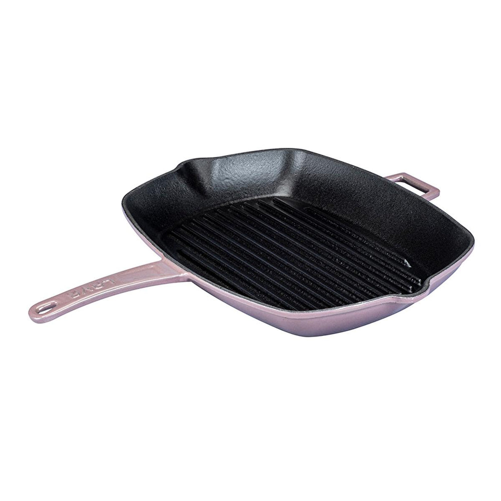 Lava Cast Iron Rectangular Grill Pan - 10.24 x 12.60 inches, Durable Enamel Coating, Versatile Cooking - view 2