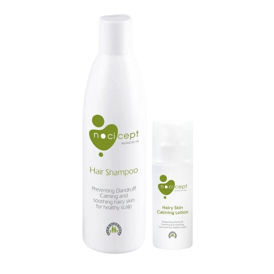 Nocicept Hair Shampoo & Hairy Skin Calming Lotion Set 300ml + 75ml