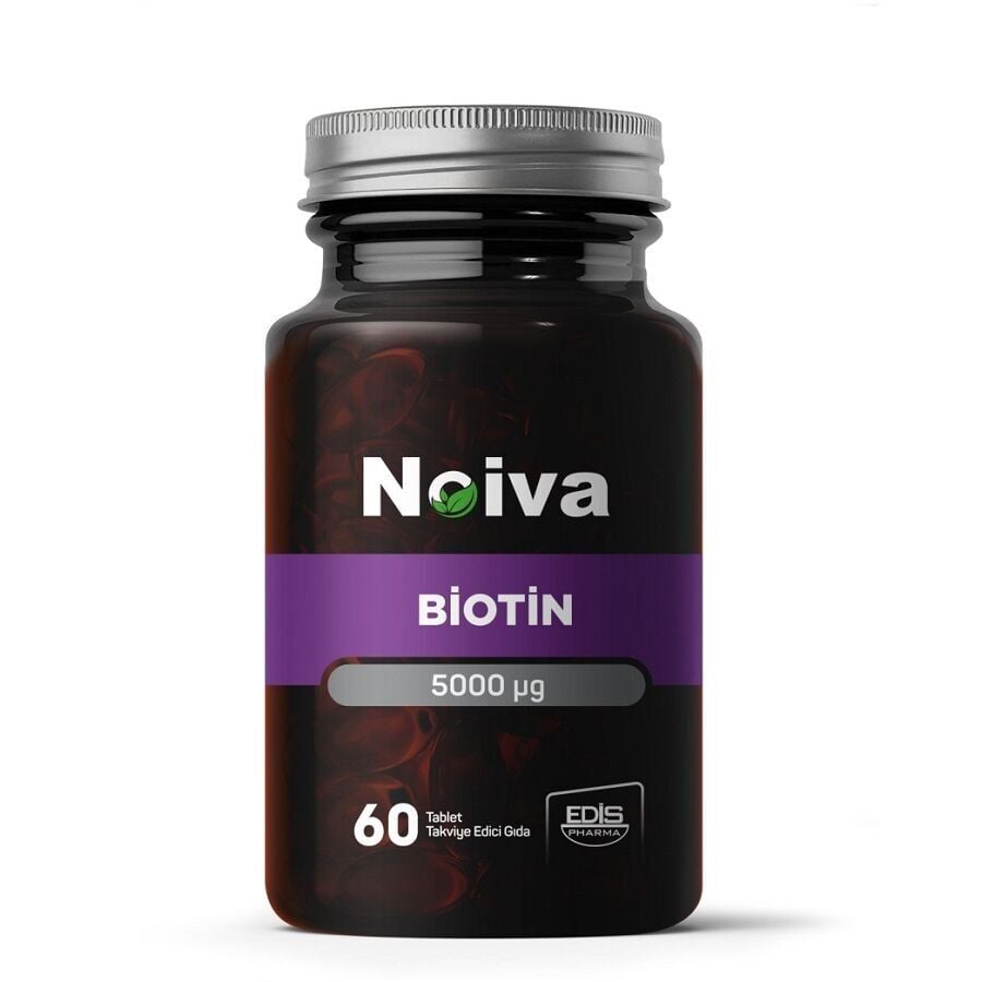 Noiva Biotin Dietary Supplement for Hair and Nails 60 Tablets