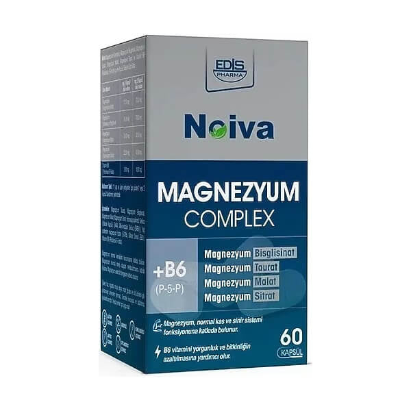 Noiva Magnesium Complex Daily Supplement 60 Capsules