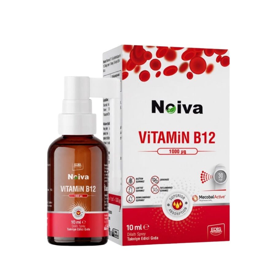 Noiva Vitamin B12 1000 MCG Spray for Daily Support 10 ml