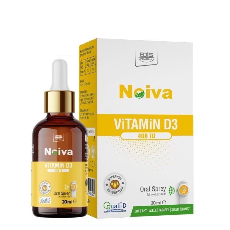 Noiva Vitamin D3 400 IU Daily Support Spray 20ml